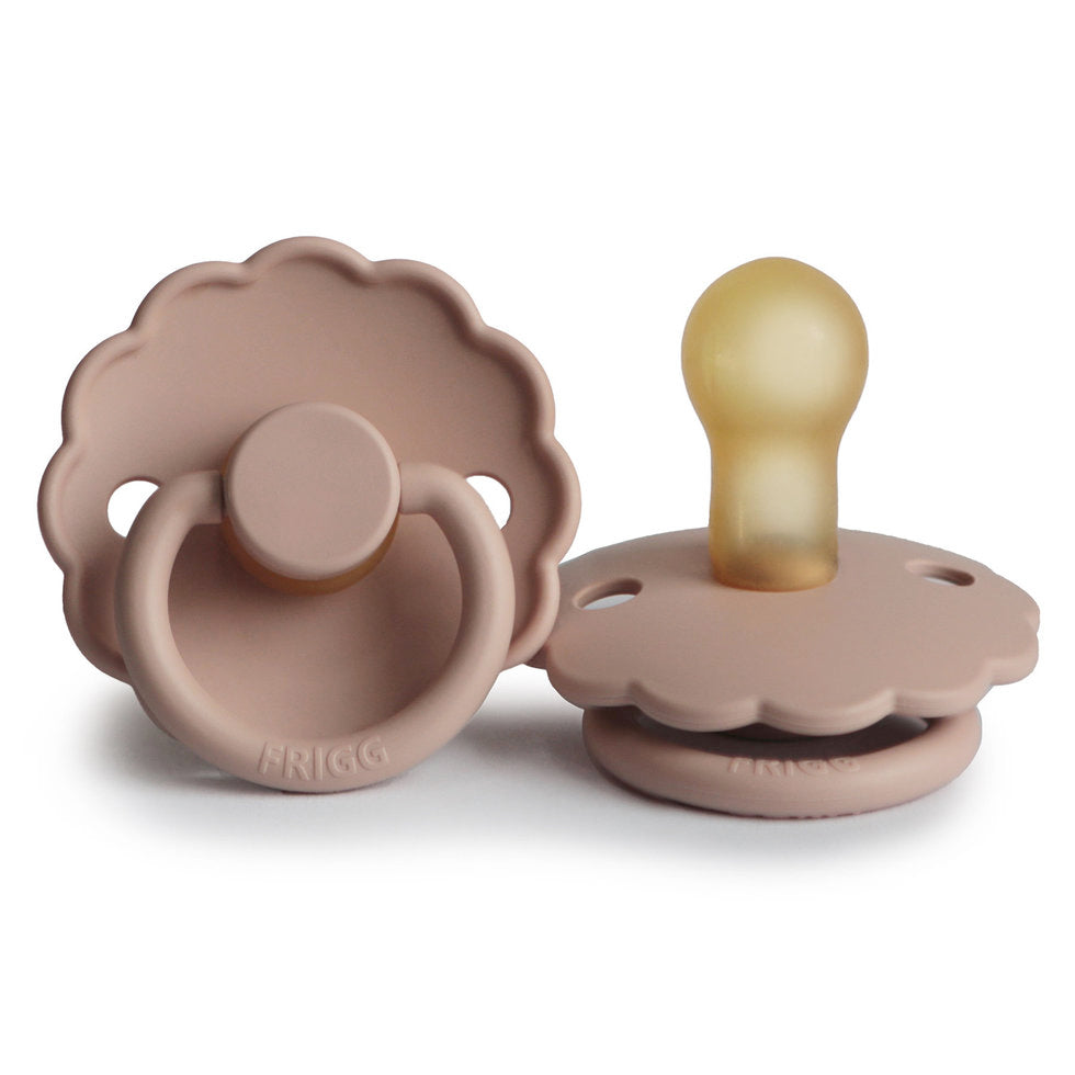 FRIGG Daisy Latex Baby Pacifier 1-Pack Blush