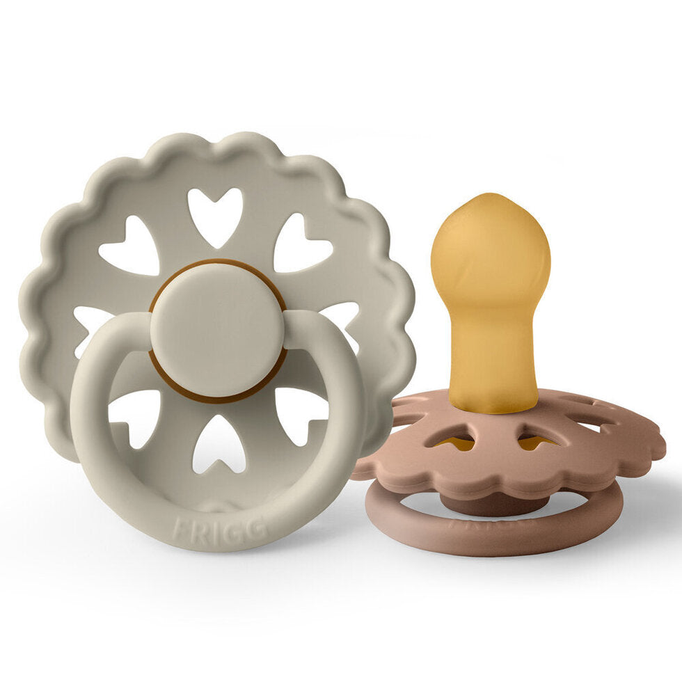 FRIGG Fairytale Latex Baby Pacifier 2-Pack The Emperors New Clothes/ Clumsy Hans