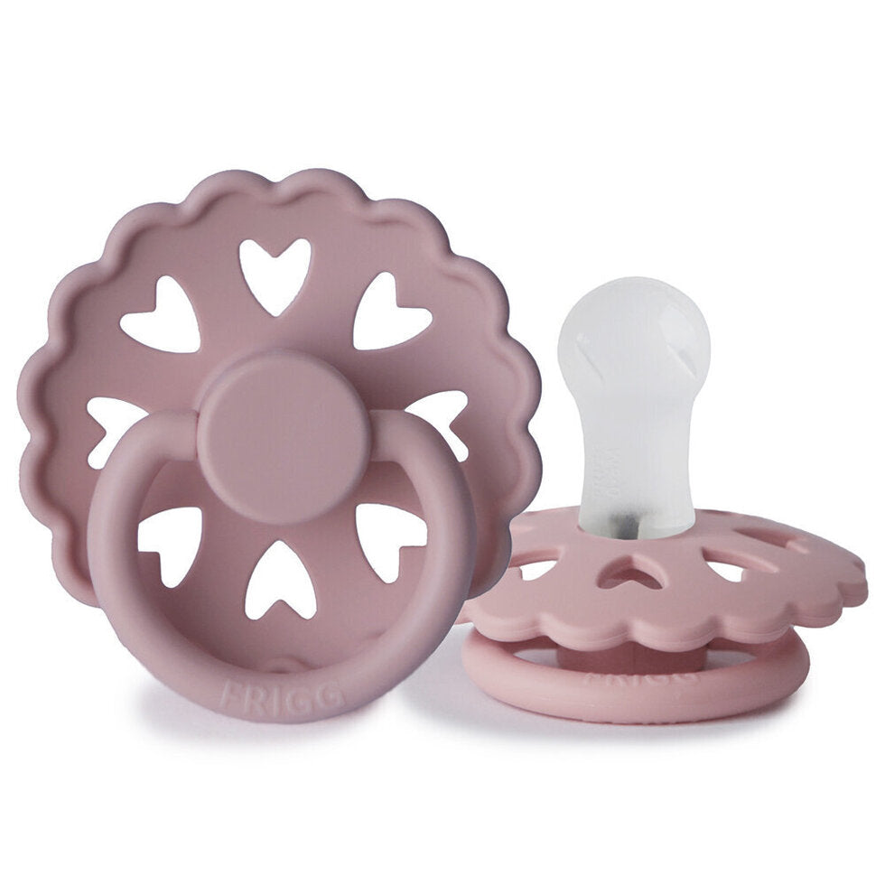 FRIGG Fairytale Silicone Baby Pacifier 2-Pack The Little Mermaid/Thumbelina