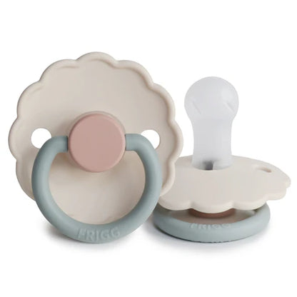 FRIGG Daisy Silicone Baby Pacifier 1-Pack Cotton candy