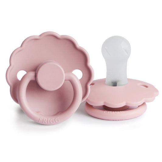 FRIGG Daisy Silicone Baby Pacifier 1-Pack Baby Pink