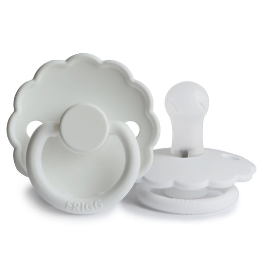 FRIGG Daisy Silicone Baby Pacifier 1-Pack Bright White
