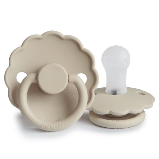 FRIGG Daisy Silicone Baby Pacifier 1-Pack Sandstone