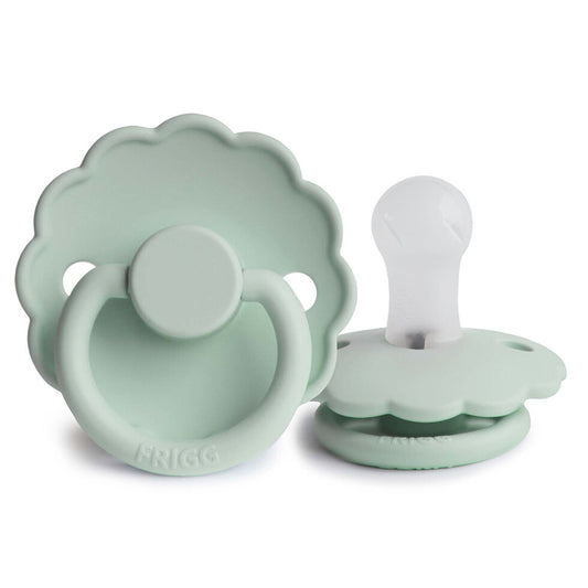 FRIGG Daisy Silicone Baby Pacifier 1-Pack Seafoam