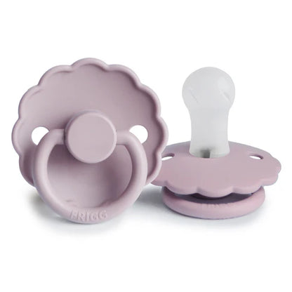 FRIGG Daisy Silicone Baby Pacifier 1-Pack Soft Lilac