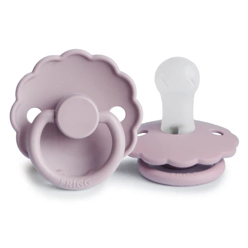 FRIGG Daisy Silicone Baby Pacifier 1-Pack Soft Lilac