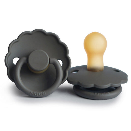 FRIGG Daisy Latex Baby Pacifier 1-Pack Graphite