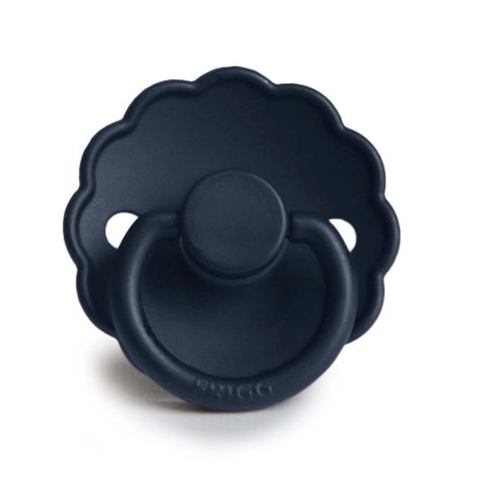 FRIGG Daisy Silicone Baby Pacifier 1-Pack Dark Navy