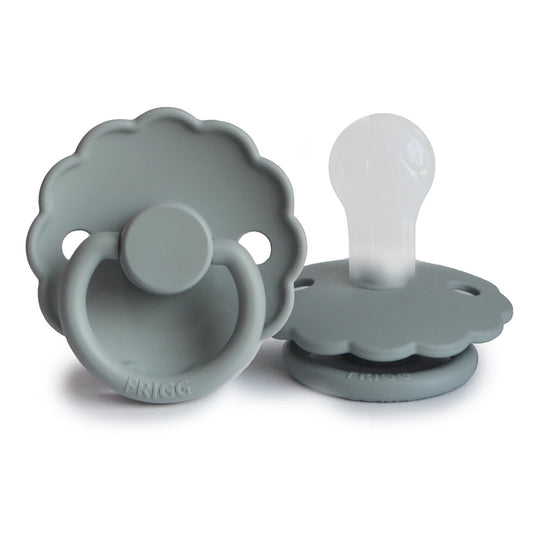 FRIGG Daisy Silicone Baby Pacifier 1-Pack French Gray