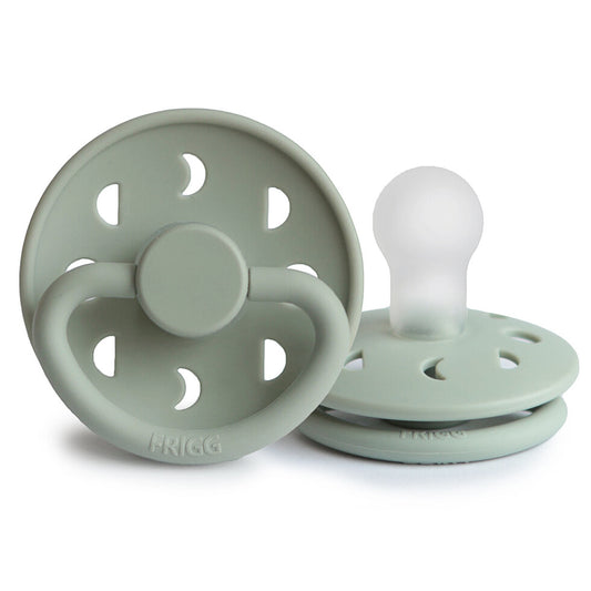 FRIGG Moon Phase Silicone Baby Pacifier 1-Pack Sage