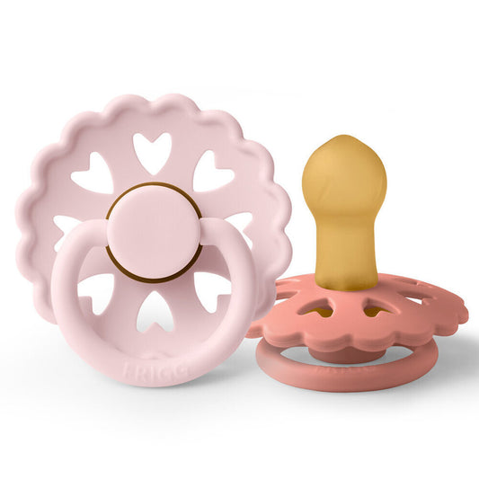 FRIGG Fairytale Latex Baby Pacifier 2-Pack The Snow Queen/The Princess and the Pea