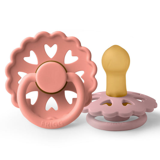 FRIGG Fairytale Latex Baby Pacifier 2-Pack The Princess and the Pea/Thumbelina