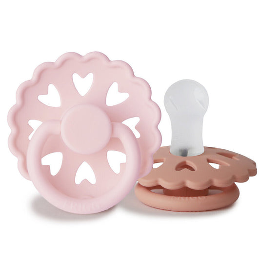FRIGG Fairytale Silicone Baby Pacifier 2-Pack The Snow Queen/The Princess and the Pea