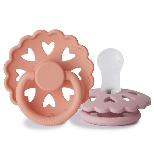 FRIGG Fairytale Silicone Baby Pacifier 2-Pack The Princess and the Pea/Thumbelina