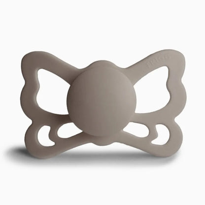 FRIGG Butterfly Anatomical Silicone Baby Pacifier 1-Pack Portobello