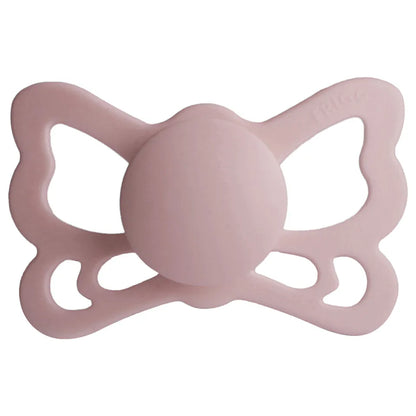 FRIGG Butterfly Anatomical Silicone Baby Pacifier 1-Pack Blush