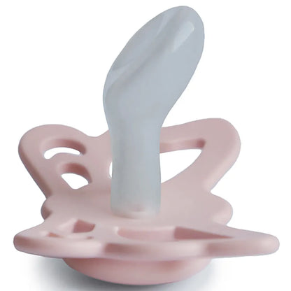 FRIGG Butterfly Anatomical Silicone Baby Pacifier 1-Pack Blush