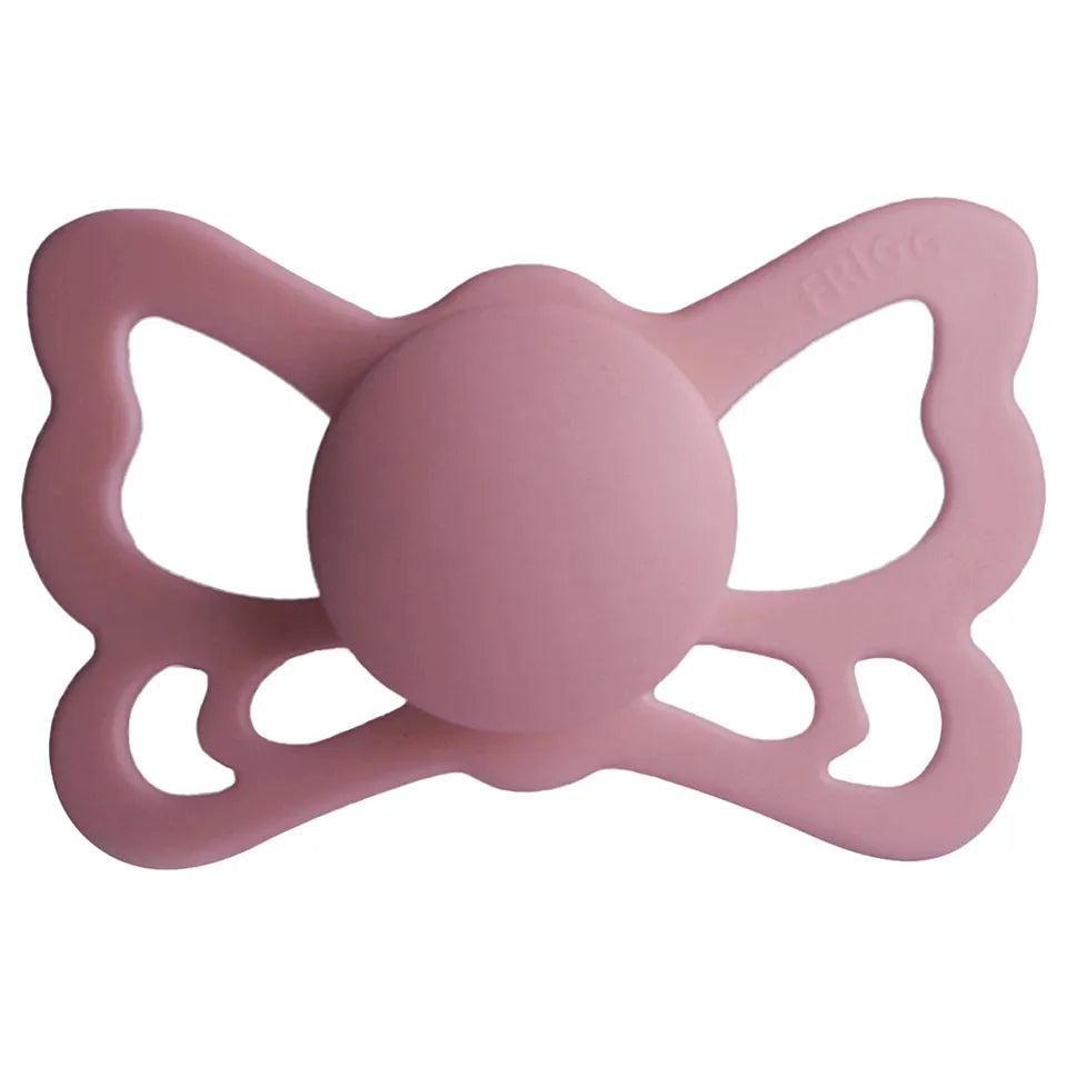 FRIGG Butterfly Anatomical Silicone Baby Pacifier 1-Pack Cedar