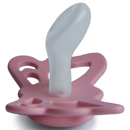 FRIGG Butterfly Anatomical Silicone Baby Pacifier 1-Pack Cedar