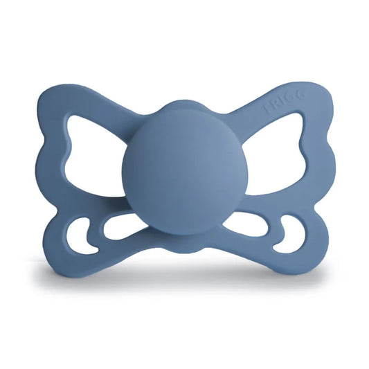 FRIGG Butterfly Anatomical Silicone Baby Pacifier 1-Pack Ocean View