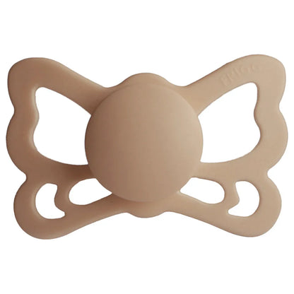 FRIGG Butterfly Anatomical Silicone Baby Pacifier 1-Pack Silky Satin