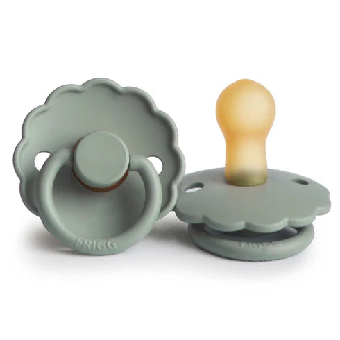 FRIGG Daisy Latex Baby Pacifier 1-Pack Sage