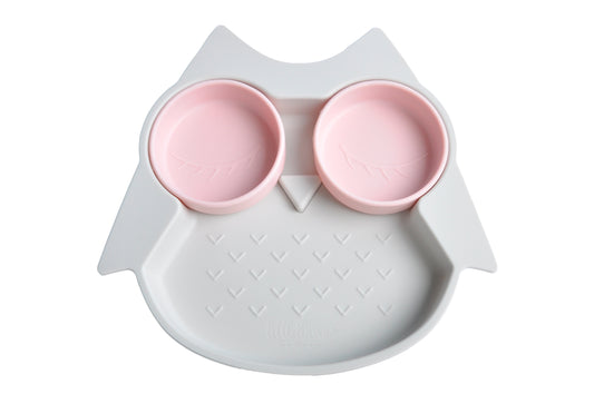 Little Llama Silicone Suction Plate - Pink